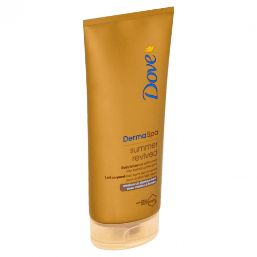 Dove Tónovací tělové mléko Derma Spa Summer Revived Dark (Body Lotion) 200 ml