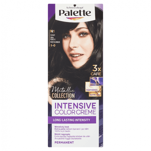 Schwarzkopf Palette Intensive Color Creme barva na vlasy Černý N1