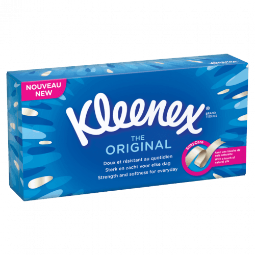 Kleenex Original papírové kapesníčky v krabičce 3-vrstvé 70 ks