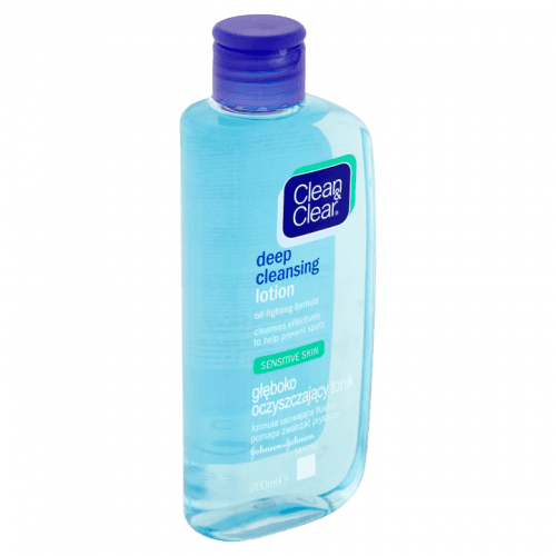 Clean & Clear hloubkově čistící pleťová voda pro citlivou pleť 200 ml