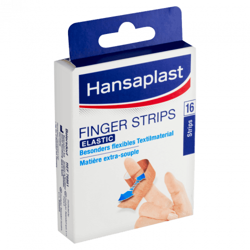 Hansaplast Finger Strips Elastic voděodolné náplasti na prsty 16 ks