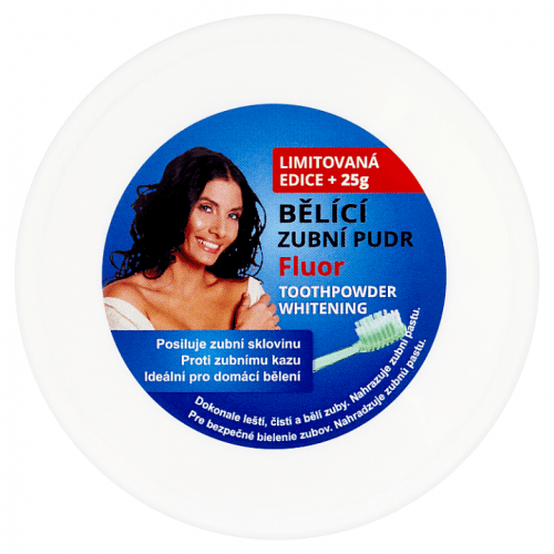EVA Bělící zubní pudr Mix Menthol + Hřebíček + Fluor 3ks