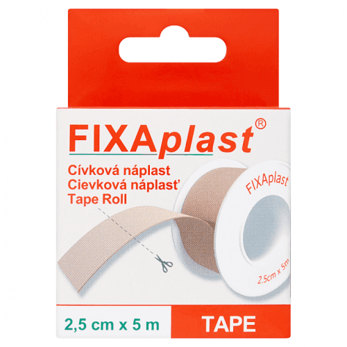 Náplast Fixaplast cívka 2.5 cm x 5 m