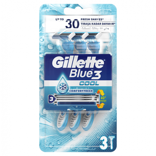 GILLETTE blue3 ice holítka 3ks