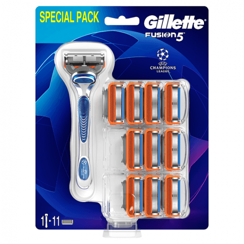 Gillette fusion5 Holicí Strojek + 10 Holicích Hlavic