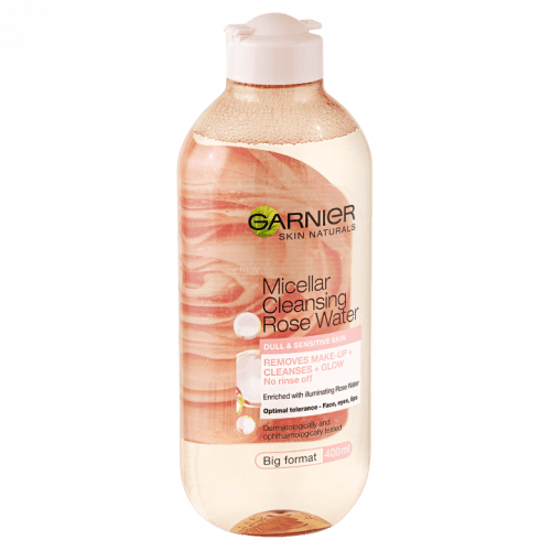 Garnier Skin Naturals micelární voda s růžovou vodou  400 ml
