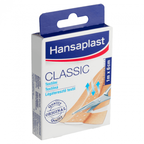 Hansaplast Textilní náplast Classic  1 m x 6 cm