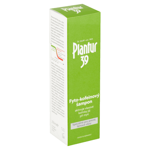 Plantur 39 Phyto-Coffein Fine Hair dámský fyto-kofeinový šampon pro jemné vlasy 250 ml pro ženy