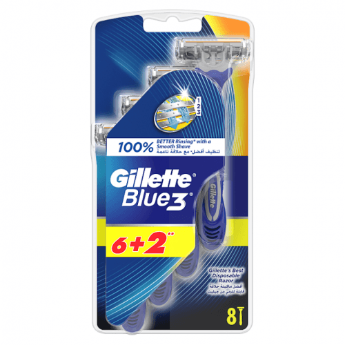 Gillette Blue3 Pánský jednorázový holicí strojek 8 ks 