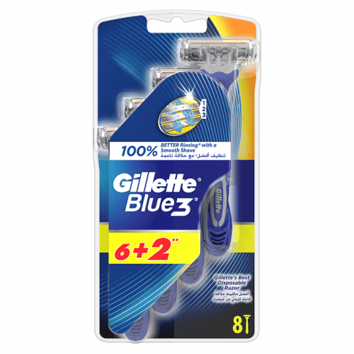 Gillette Jednorázová holítka Blue3 Comfort 6+2 ks