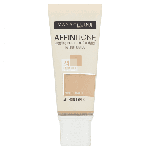 Maybelline Sjednocující make-up s HD pigmenty Affinitone (Perfecting + Protecting Foundation With Vitamin E) 30 ml 24 Golden Beige