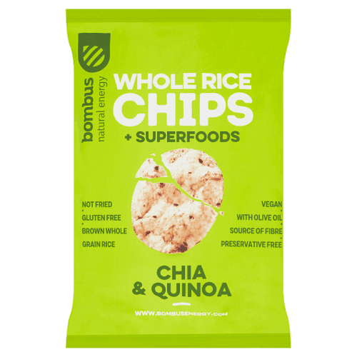 Rýžové čipsy Chia a Quinoa - Bombus