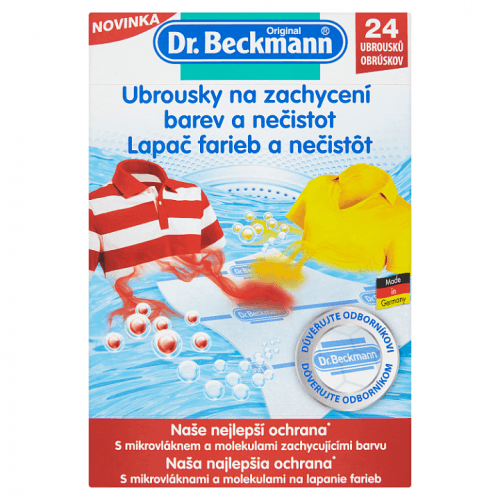 Dr. Beckmann Ubrousky na zachycení barev a nečistot 24 ks