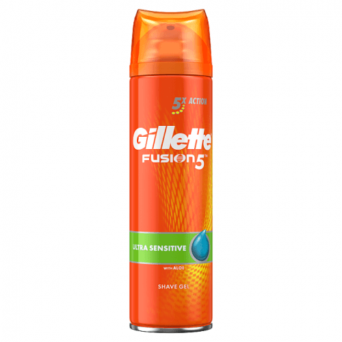 Gillette Fusion Hydra gel na holení pro citlivou pokožku (Hydra Gel Sensitive Skin) 200 ml