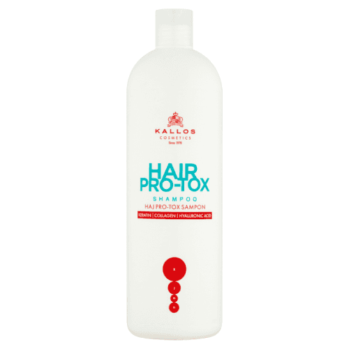 Kallos Regenerační šampon s keratinem a kyselinou hyaluronovou KJMN (Hair Pro-Tox Shampoo) 1000 ml