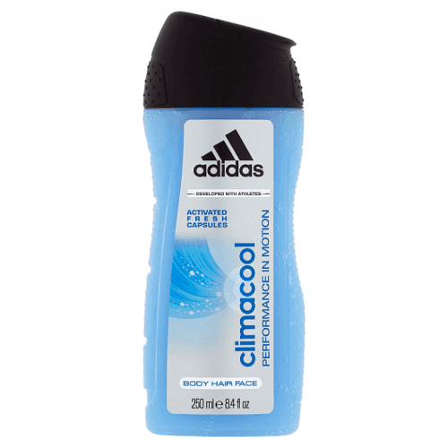 Adidas Sprchový gel 3 v 1 pro muže Climacool (Shower Gel Body Hair Face) 250 ml