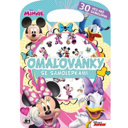 Minnie - Omalovánky se samolepkami