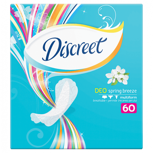 Discreet Deo Spring Breeze Economy slipové intimní vložky 60ks