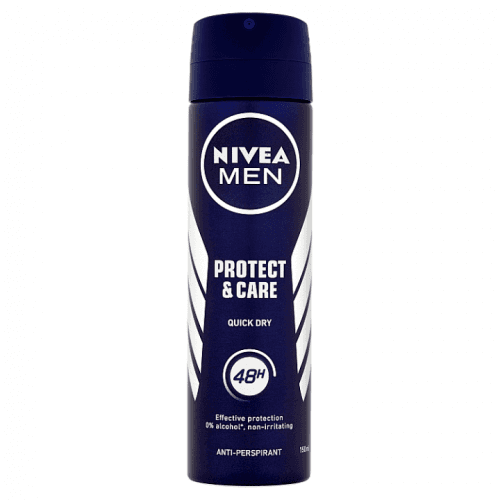 Nivea Antiperspirant ve spreji pro muže Protect & Care 150 ml 2 ks