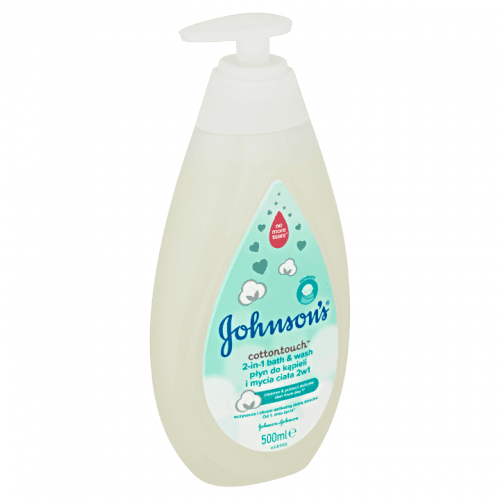 Johnson's Baby Wash and Bath bublinková koupel a mycí gel 2 v 1  500 ml