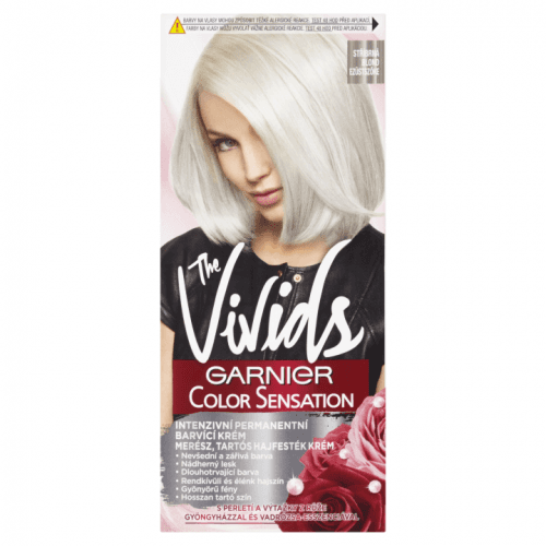 Garnier Color Sensation Vivids Intenzivní permanentní barvící krém na vlasy S100 Silver Diamond