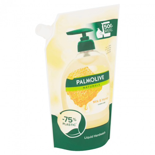 Palmolive Naturals Milk & Honey Handwash Cream tekuté mýdlo na ruce s medovou vůní náplň 500 ml unisex