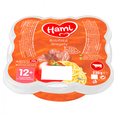 Hami příkrm Malý Gurmán boloňské špagety 230g