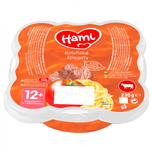 Hami Boloňské špagety od uk. 12. měsíce 230g