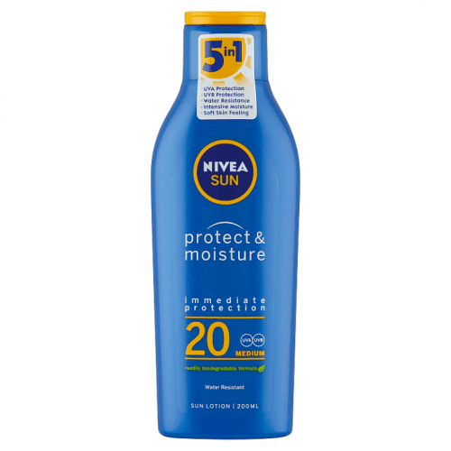 NIVEA SUN Hydratační mléko na opalování OF20 200 ml