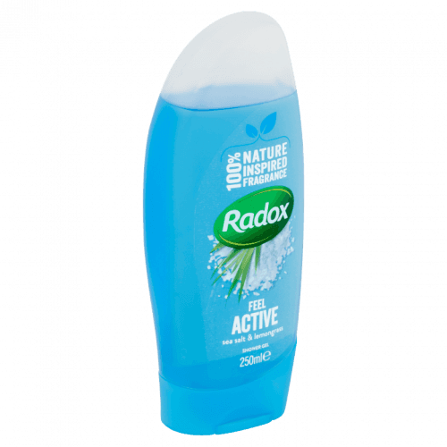 Radox Feel Active sprchový gel 250 ml + Feel Stress Relief pěna do koupele 500 ml dárková kazeta