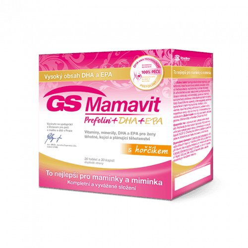 GreenSwan GS Mamavit Prefolin + DHA 30 tbl. + 30 kapslí