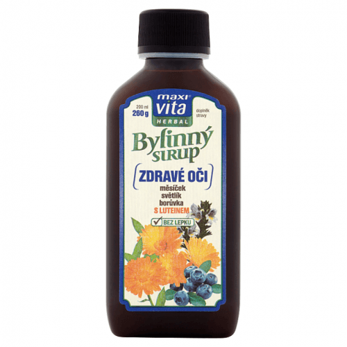 MaxiVita Herbal Bylinný sirup Zdravé oči 200 ml