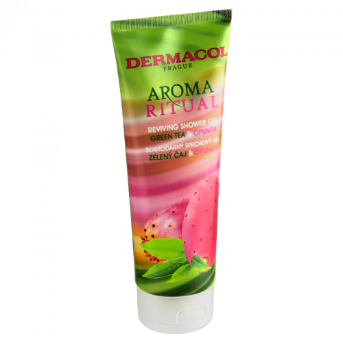 Dermacol Blahodárný sprchový gel zelený čaj a opuncie Aroma Ritual (Reviving Shower Gel Green Tea & Opuntia) 250 ml