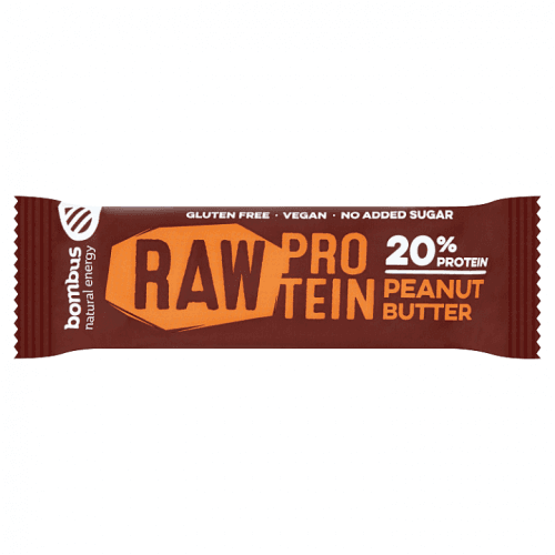 Bombus Raw protein arašídové máslo 50 g