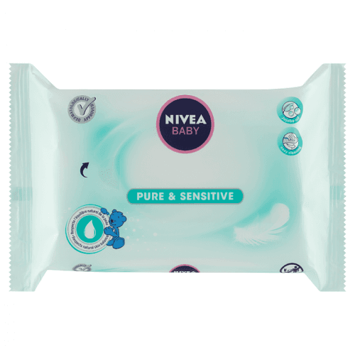 NIVEA Baby čisticí ubrousky Sensitive 63ks
