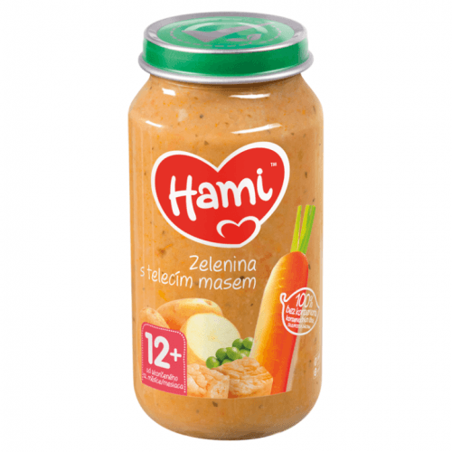 N.V. Nutricia (Groupe DANONE) Hami příkrm Zelenina s telecím masem (od ukonč. 12. měsíce) 1x250 g 250 g