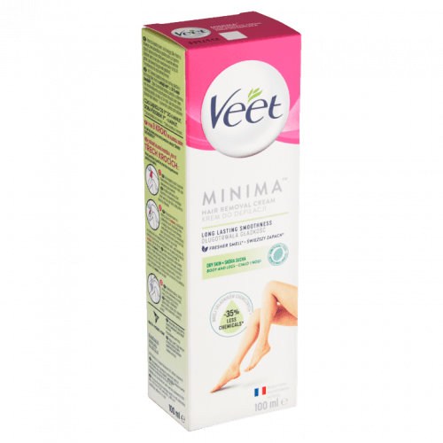 Veet Minima Hair Removal Cream Dry Skin depilační krém pro suchou pokožku 400 ml