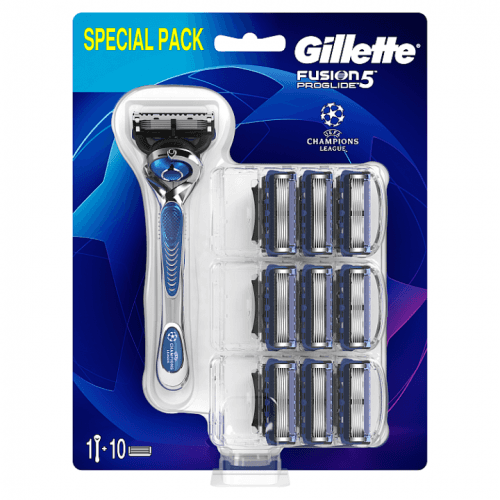 Gillette fusion5 Proglide Holicí Strojek + 9 Holicích Hlavic
