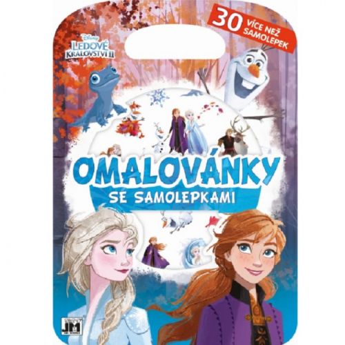 Omalovánka se samolepkami Ledové království 2