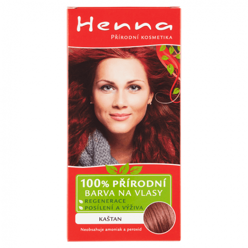 Henna 100% přírodní barva kaštan 33g