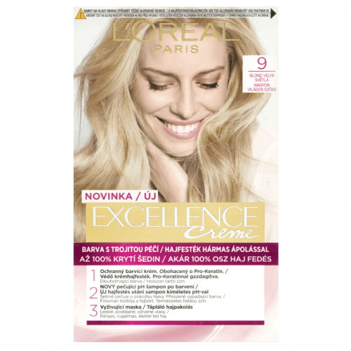 L'Oréal Paris Excellence Crème blond velmi světlá 9