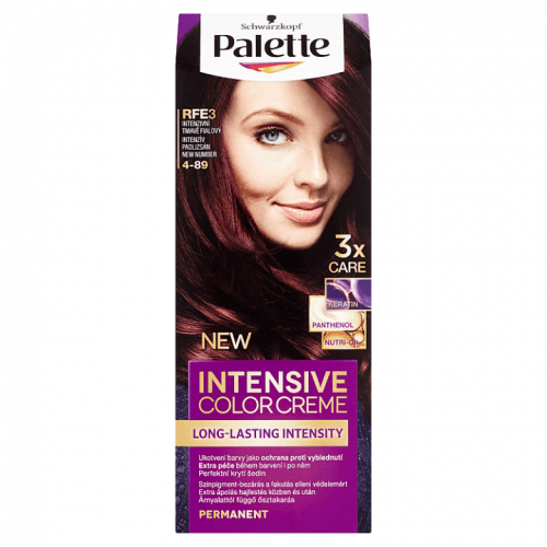 Schwarzkopf Palette Intensive Color Creme barva na vlasy Intenzivní Tmavě Fialový RFE3