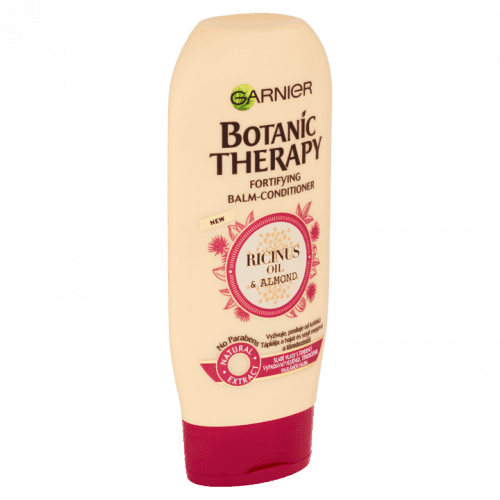 Garnier Posilující balzám s ricinovým a mandlovým olejem pro slabé a lámající se vlasy Botanic Therapy (Fortifying Balm -Conditioner) 200 ml