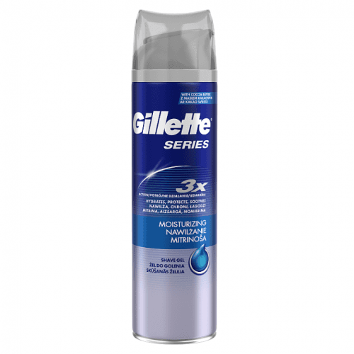 Gillette Series Moisturizing gel na holení s hydratačním účinkem 200 ml