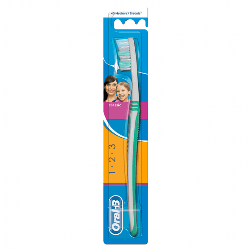 Oral-B zubní kart.Classic 40 Medium