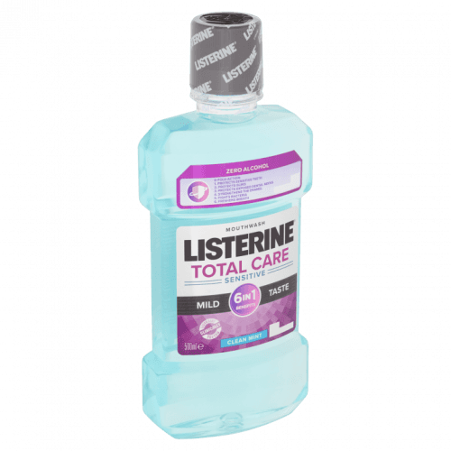 Listerine Ústní voda kompletní péče pro citlivé zuby Total Care Sensitive Teeth 500 ml