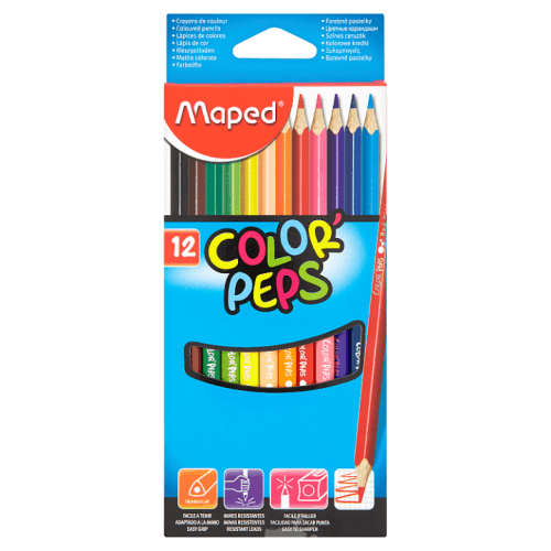 Pastelky Maped Color'Peps - 12 barev