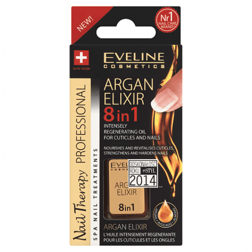 Eveline Nail Therapy - Argan elixir na kůžičku a nehty 12 ml