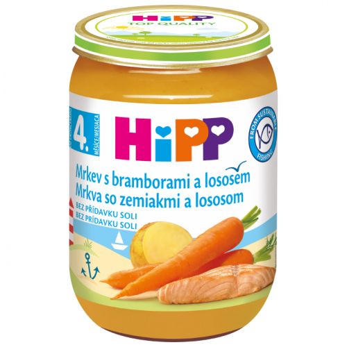 HIPP Karotka s bramborami a lososem