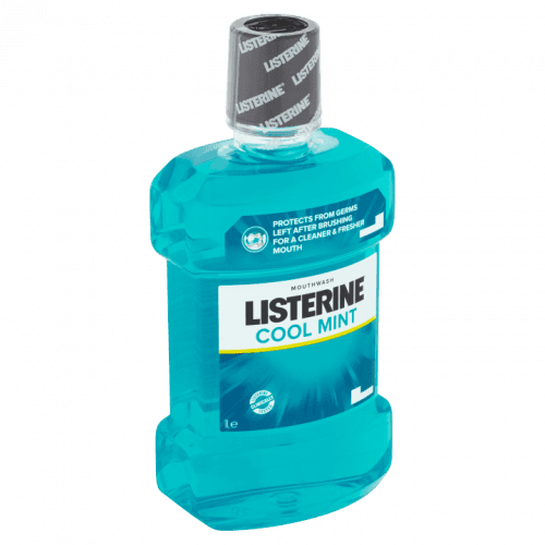 Listerine Cool Mint ústní voda pro svěží dech (Mouthwash) 95 ml